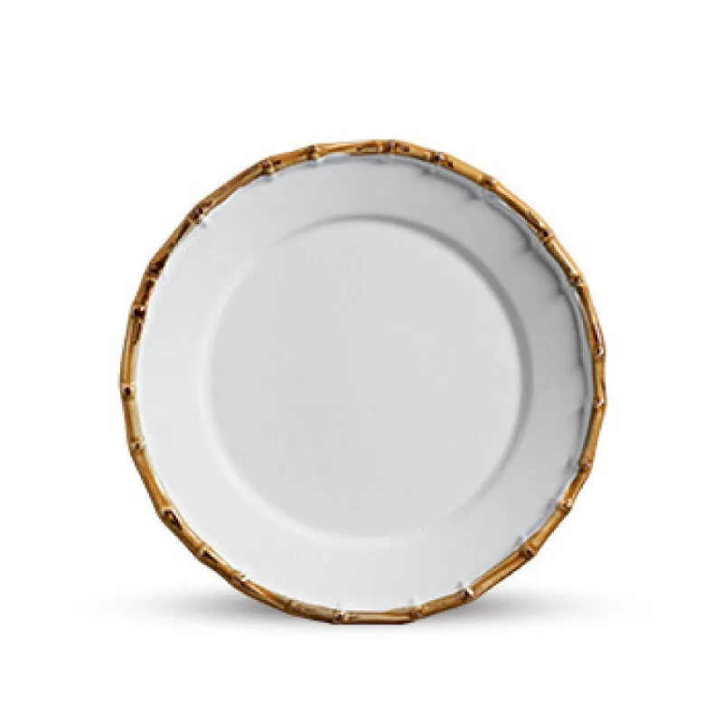 Jogo 8 Pratos Sobremesa De Bambu Flat Borda Grossa Scalla