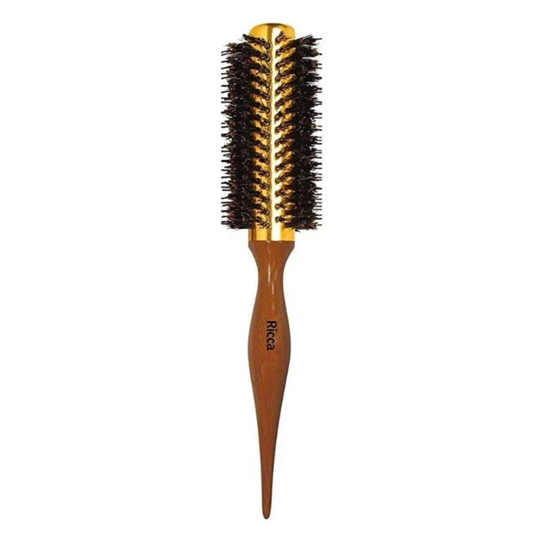 Kit 2 Escova De Cabelo Térmica Para Alisar Modelar Ricca