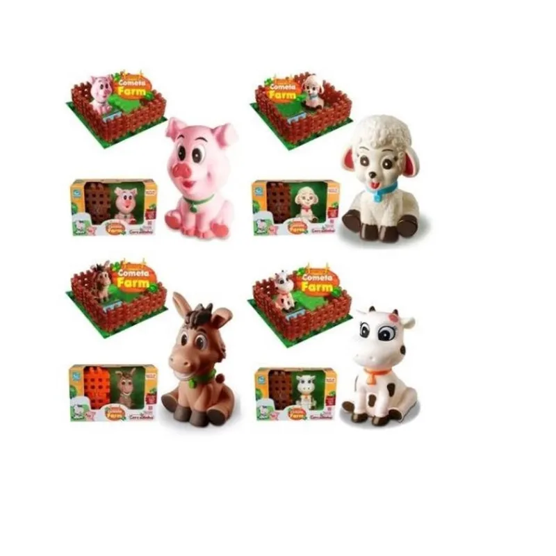 Brinquedo De Montar E Desmontar Cercadinho com bichinho