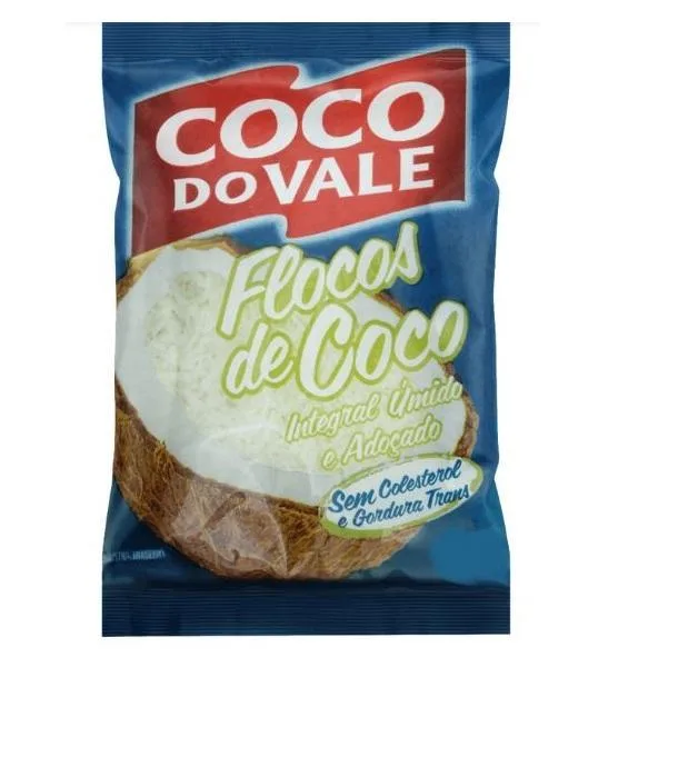 Coco Ralado Integral Úmido Adoçado Flocos Coco Do Vale- 3kl - Não Informado - Mercearia
