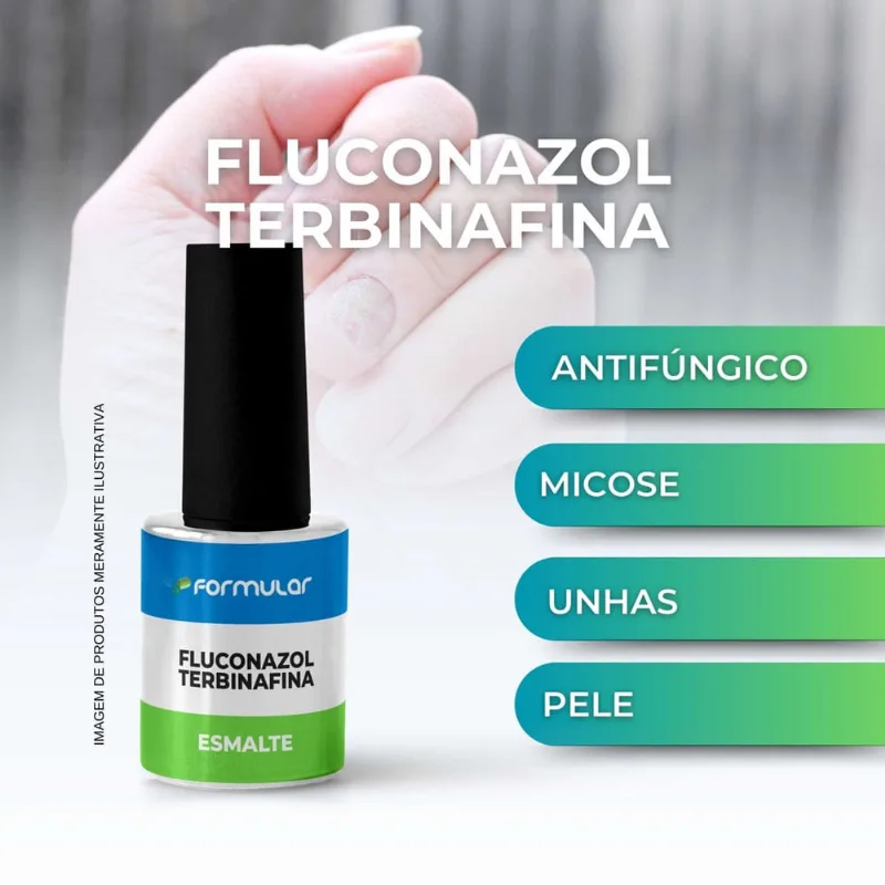 Fluconazol + Terbinafina - Esmalte Kit 3 X 8Ml - Tratamento de Micoses na Unha