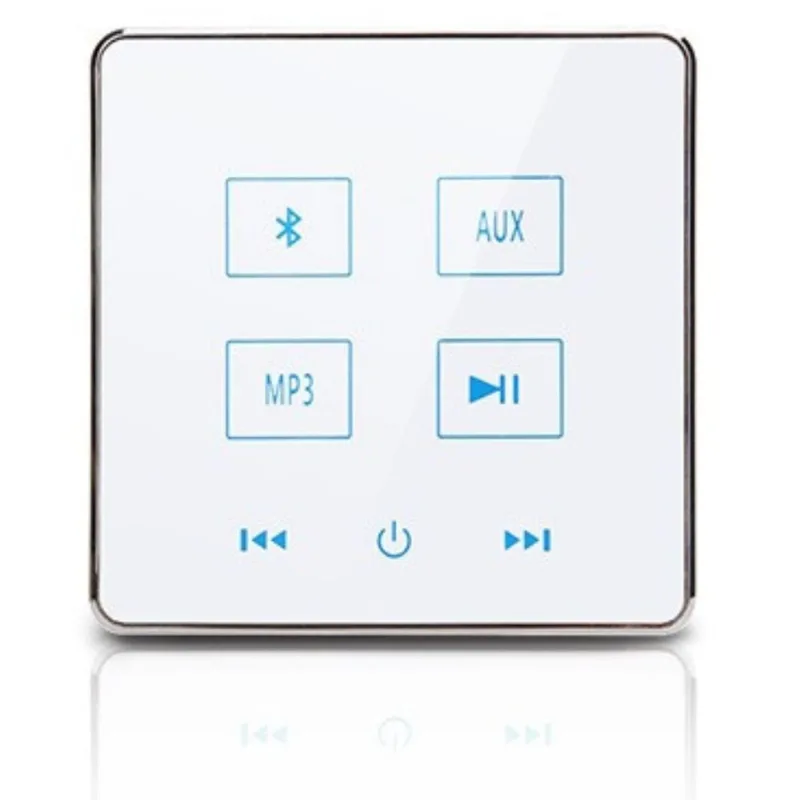 Amplificador De Parede Bluetooth 40w Som Ambiente - Branco