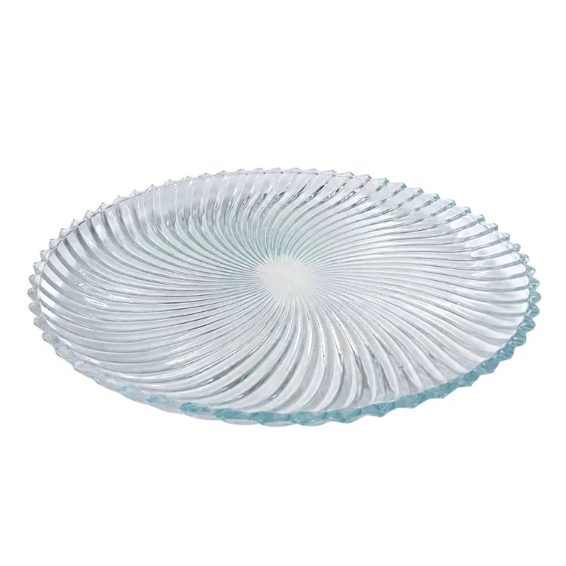 Centro de Mesa Decorativo 30cm em Vidro Milk