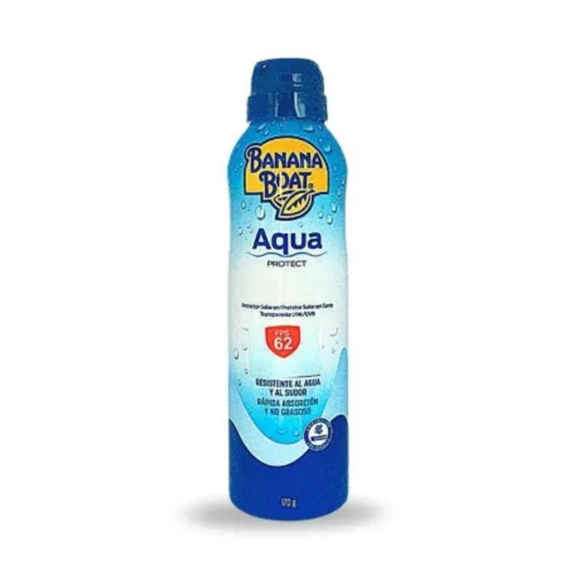 Banana Boat Protetor Bloqueador Solar Aqua Protect FPS62 170