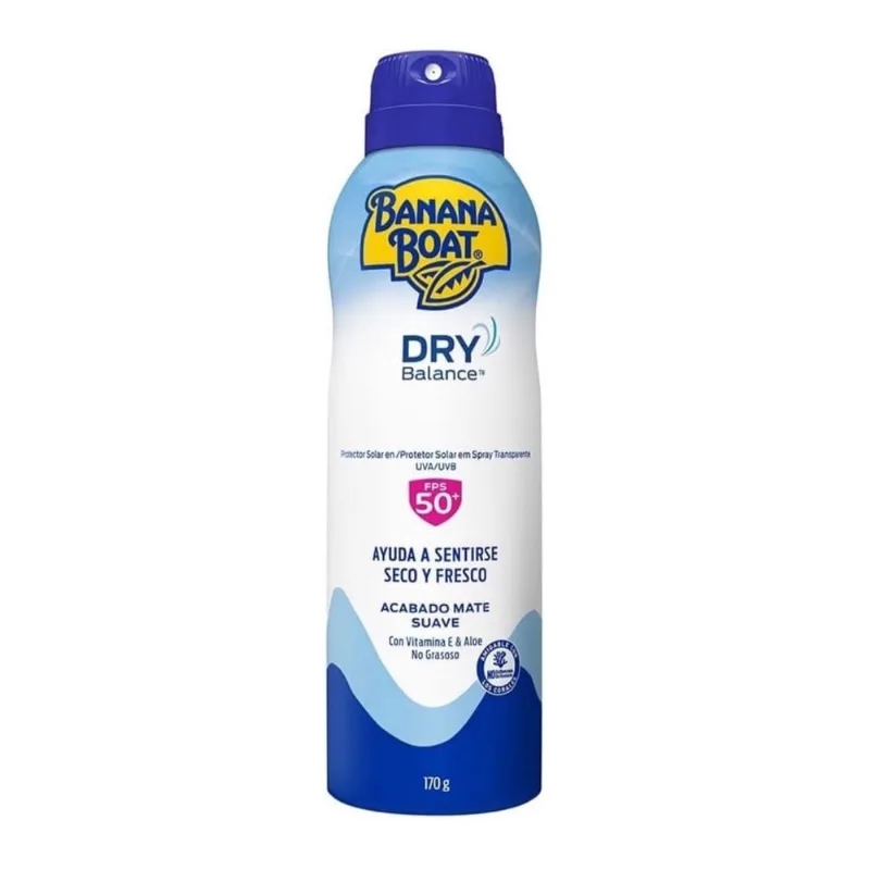 Banana Boat Protetor Solar Não Oleoso Dry Balance FPS50 170g