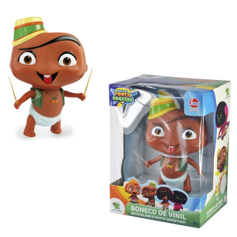 Mini Beat Power Rockers Boneco Carlos Presente Dia Das Crianças