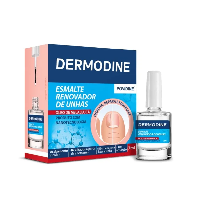 Esmalte Fortalecedor de Unhas Dermodine 7ml
