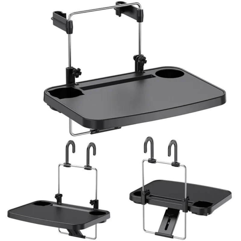 Suporte Mesa Para Notebook Para Carro Mesinha Multifuncional Volante Banco Alimentacao Porta Copo Para Uber Taxi - OUTRAS - Móveis