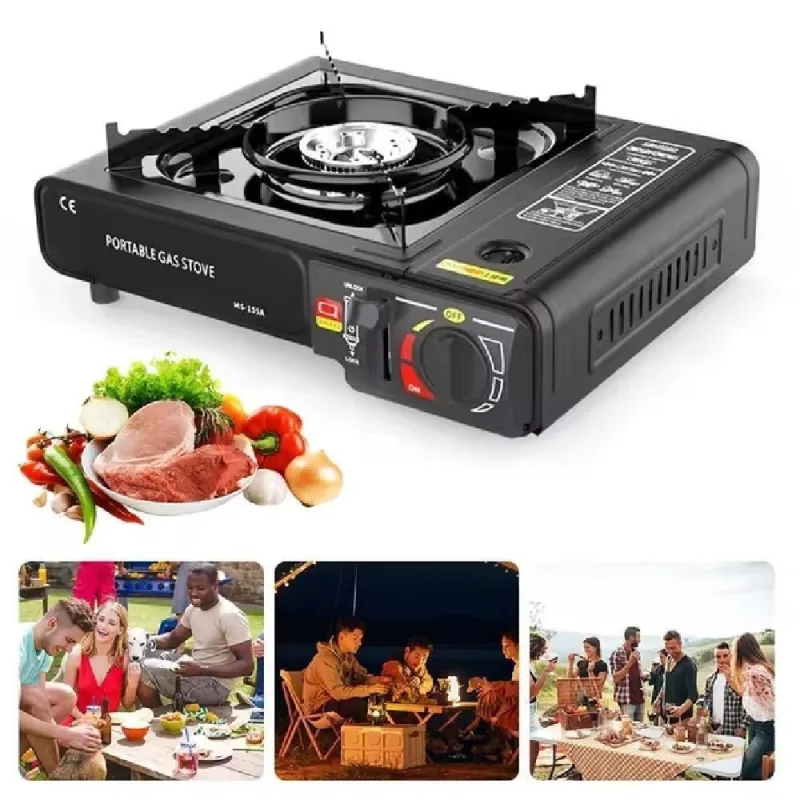 Fogareiro Camping Automatico Fogao Portatil A Gas Butano Cartucho Praia Pesca Acampamento Cook - OUTRAS - Esporte E Lazer