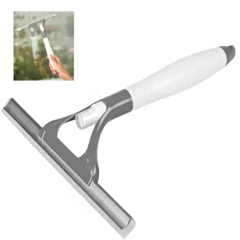 Rodo Limpa Vidros Com Spray Mop Limpador Borrifador Janelas Box Sacadas Rodinho 2 Em 1 Limpa E Seca - OUTRAS - Comércio E Indústria