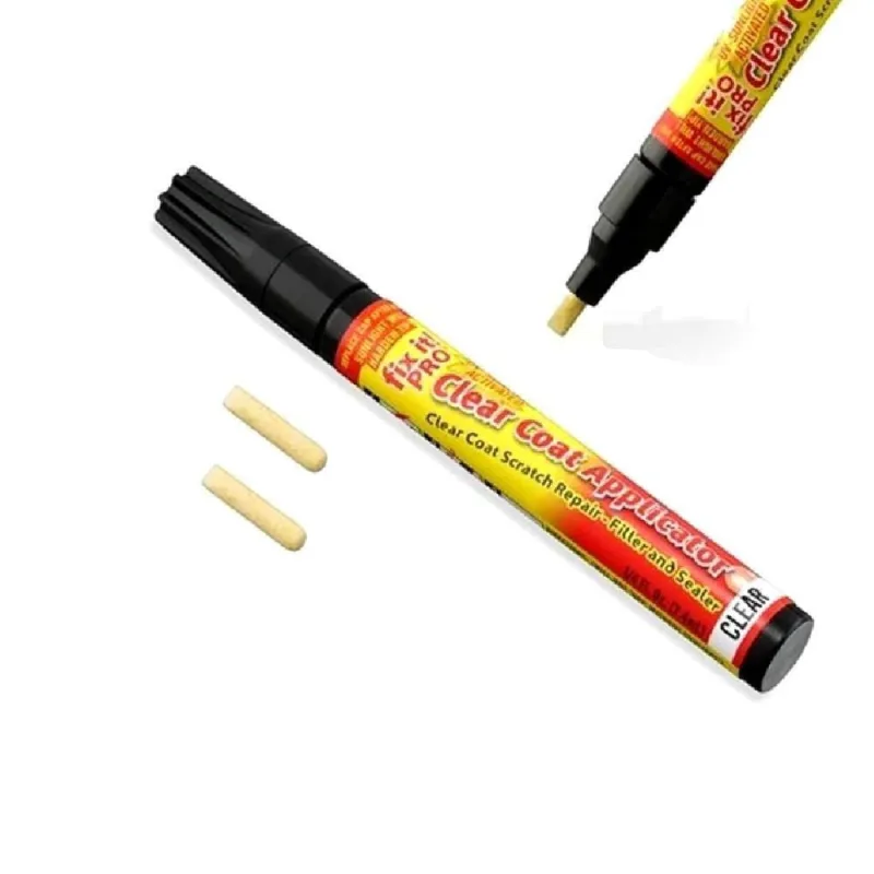Caneta Retoque Pintura Tira Risco Veículos Tinta Incolor Carro E Moto 2 Pontas Fix It Pro - OUTRAS - Brinquedos
