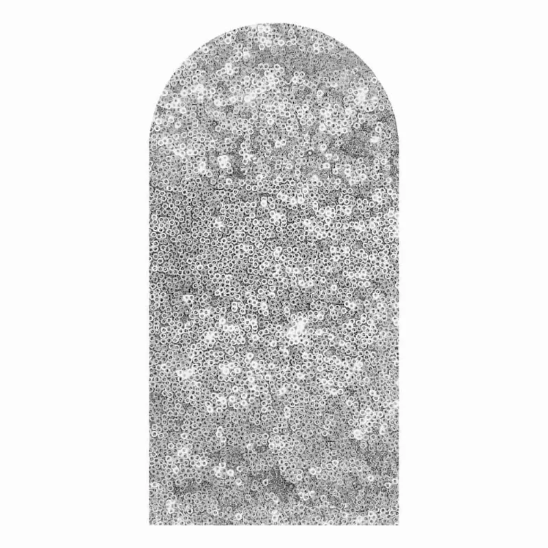 Painel Romano Lantejoula Decoração 3D Em Tecido 200X100Cm