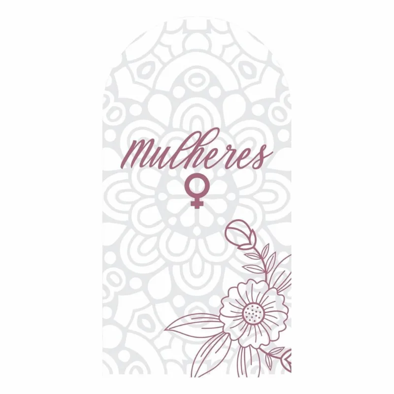 Painel Romano Dia Das Mulheres Decoração Em Tecido 200X100Cm