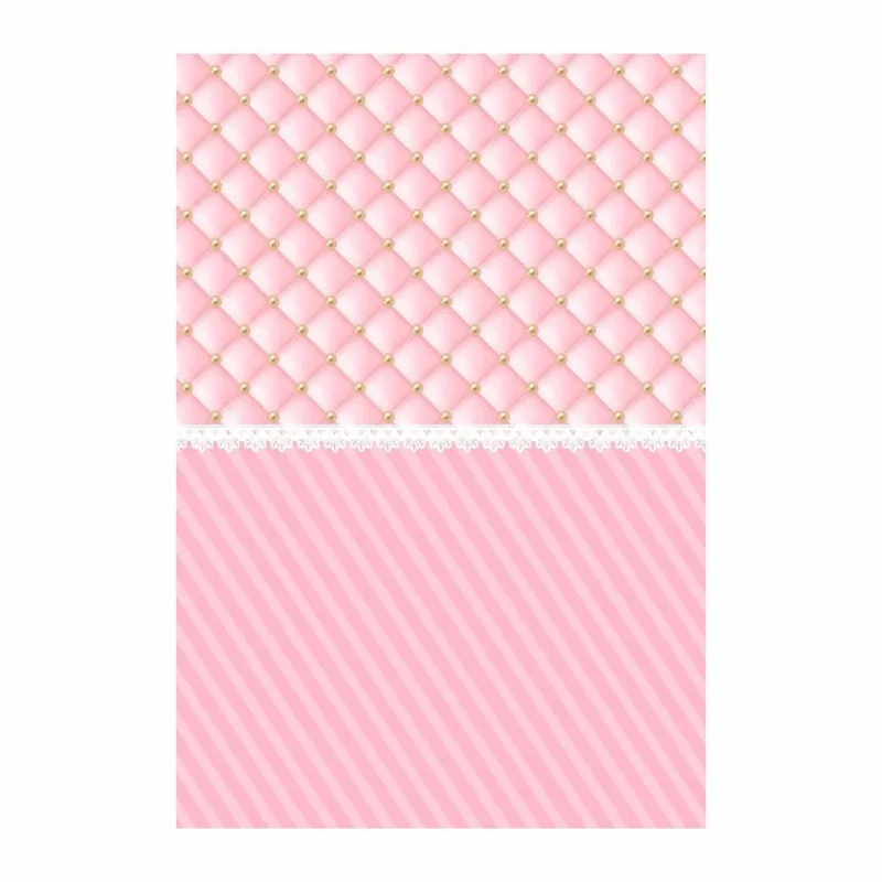 Painel Festa Ursinha Realeza Retangular 3D Casadinho 1,50M X