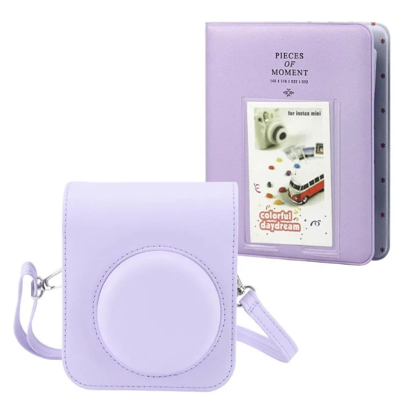 Capinha Protetora Com Alça Para Câmera Instax Mini 12+ Álbum