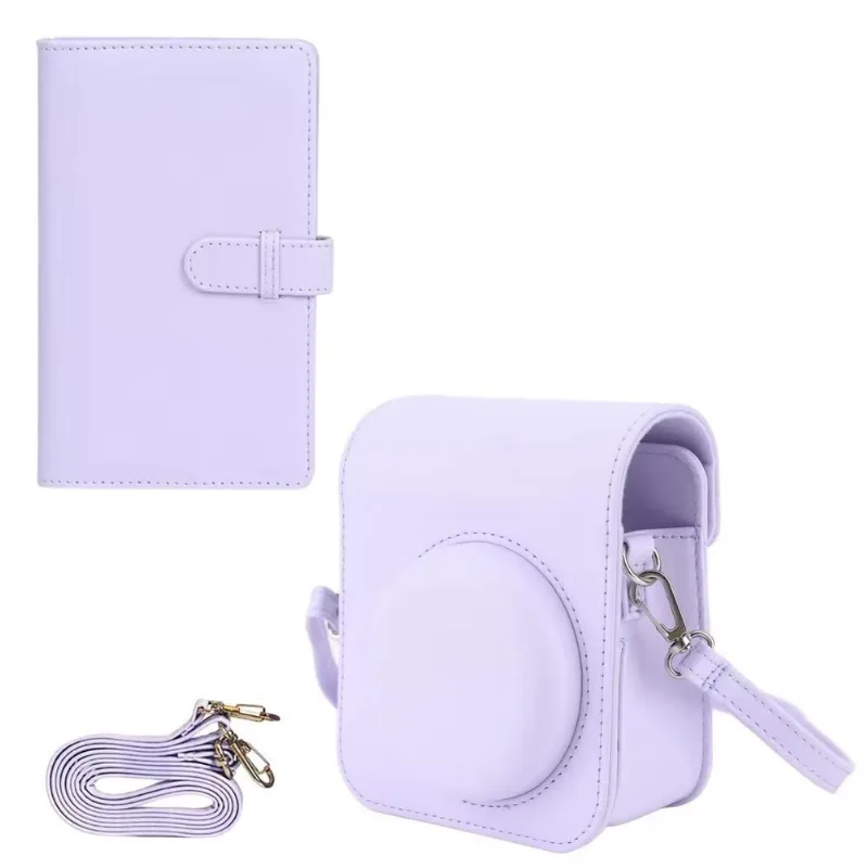 Case Bag C Alça Para Câmera Instax Mini 12 + Álbum 108 Fotos