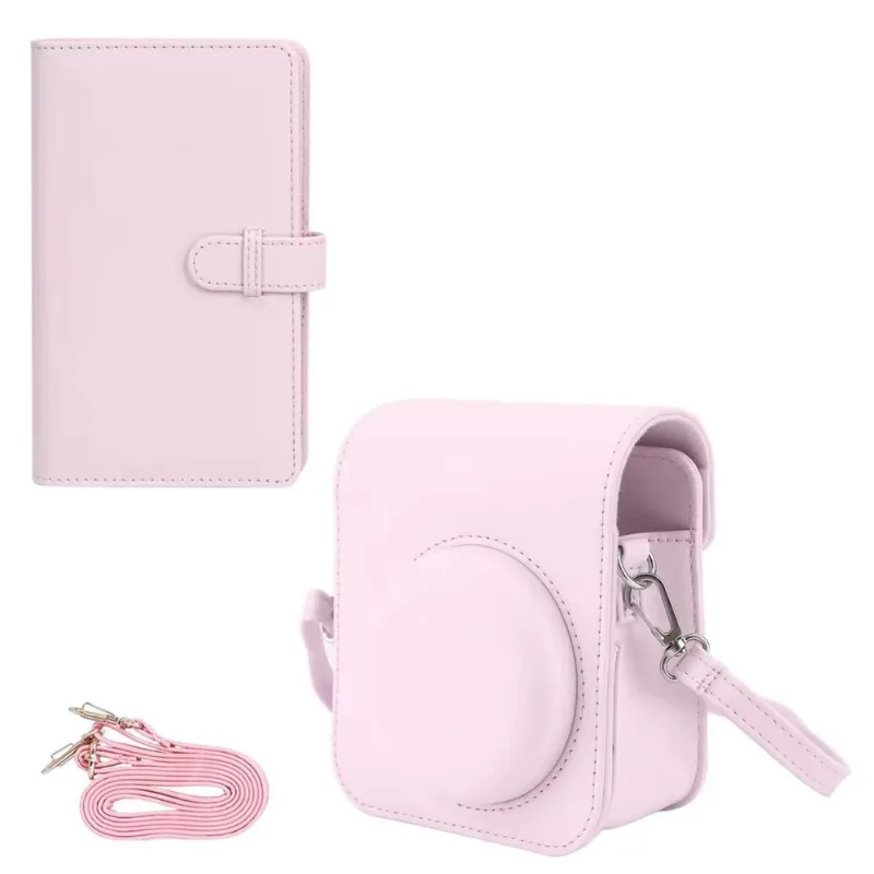 Case Bag C Alça Para Câmera Instax Mini 12 + Álbum 108 Fotos