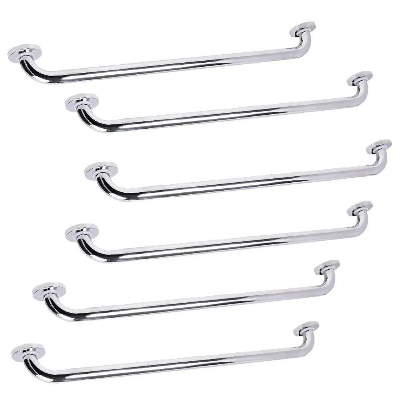 Alça Barra Apoio Kit 5 Uni Inox 70Cm Acessibilidade