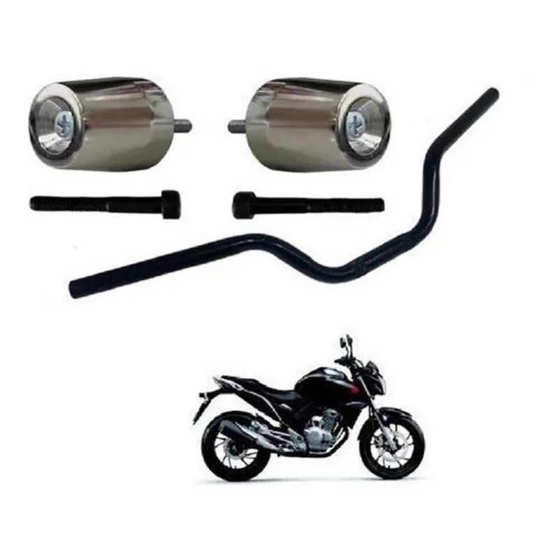 Guidão Com Pezinho Cbx 250 Twister Preto E Peso 2014 A 2022