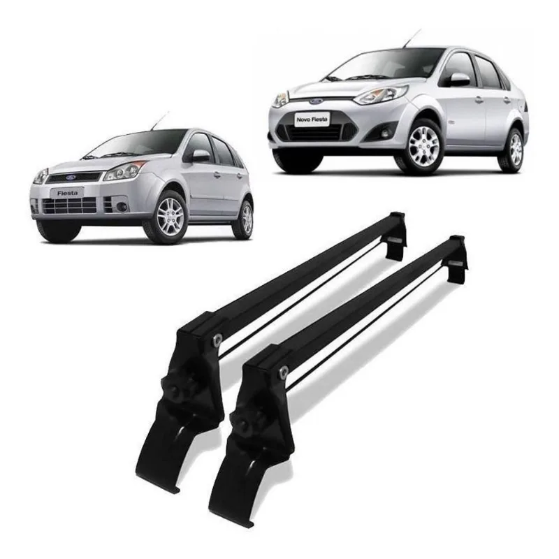 Rack De Teto Ford Fiesta Rocam Ano 02/14 Sedan / Hatch