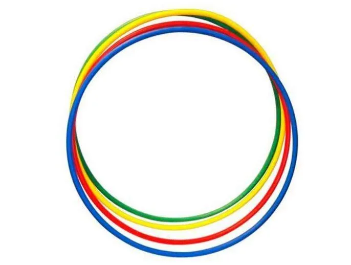 Kit Bamboles Cores Sortidas Infantil Ginástica Argola-8unida
