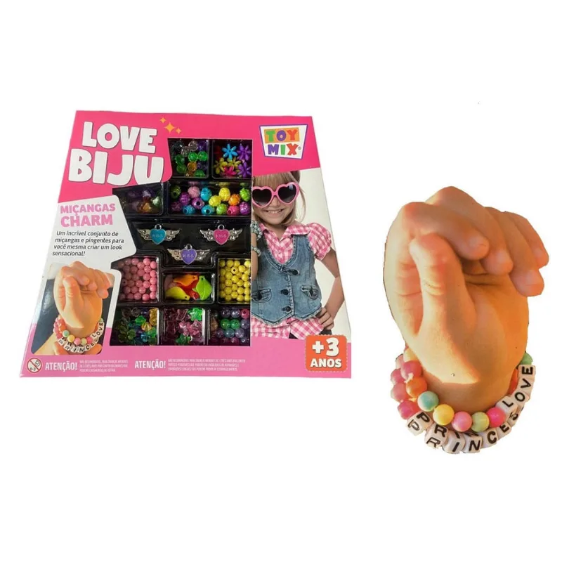 Kit Monte E Decora Pulseiras Elástico Infantil Brinquedos Co