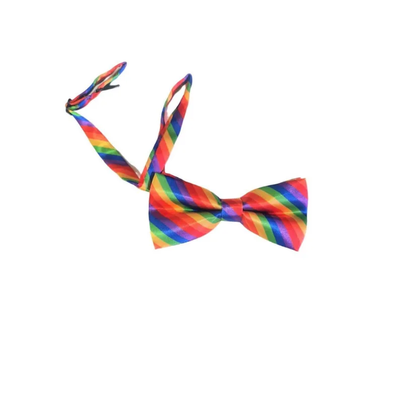 Kit 2Un Fantasia Gravata Borboleta Colorida Cetim Unisex