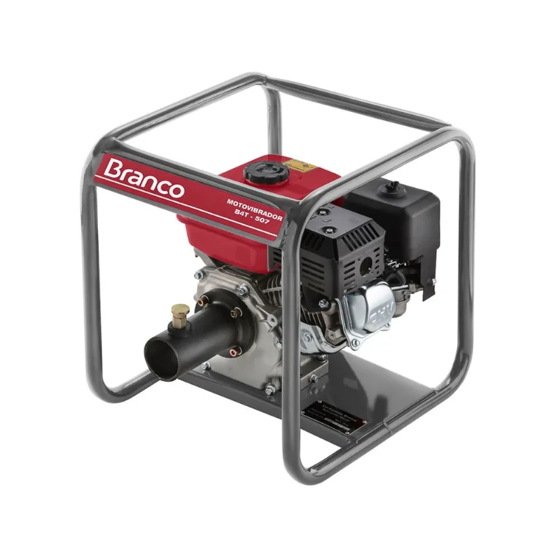 Motovibrador de Concreto á Gasolina Branco B4T 507 5,5 hp