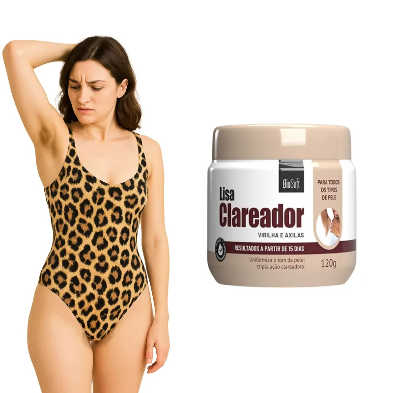 Clareador De Manchas Escuras Virilha Axila Entre Pernas 120g - Bio Soft