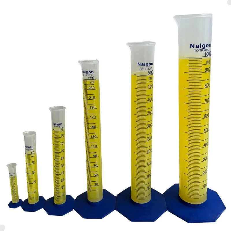 Kit 6 Proveta Plástica 10-50-100-250-500-1000 Ml