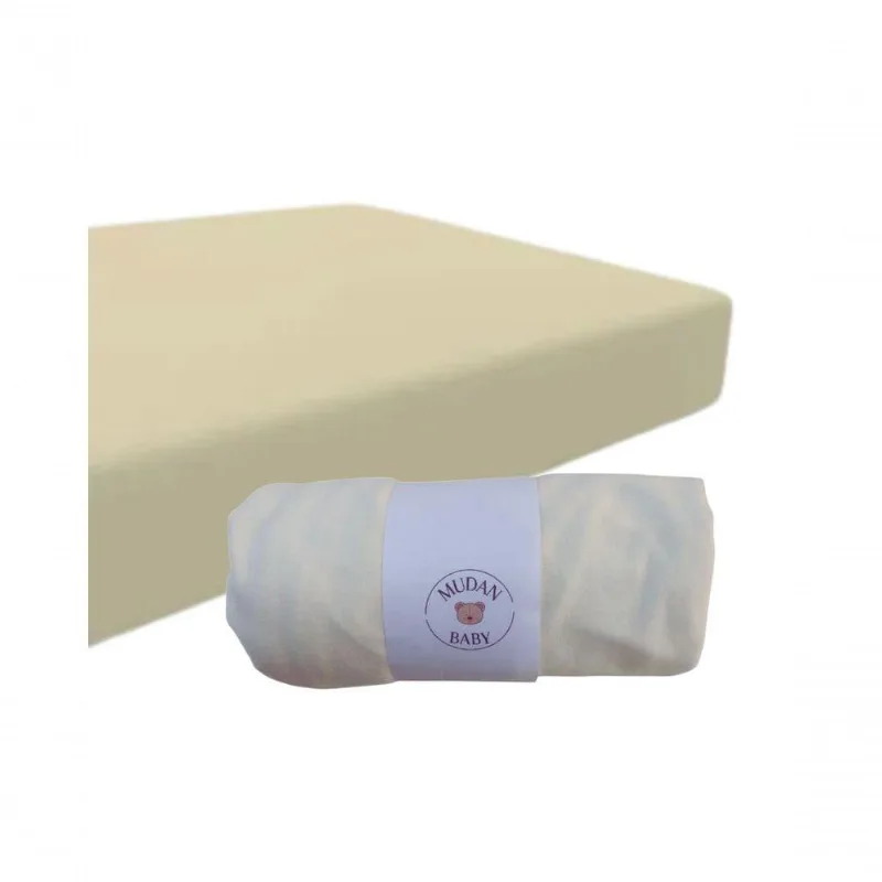 Kit 3 Lençóis Avulsos Malha 100% Algodão Para Berço Americano Hipoalergênico 160x98x12cm