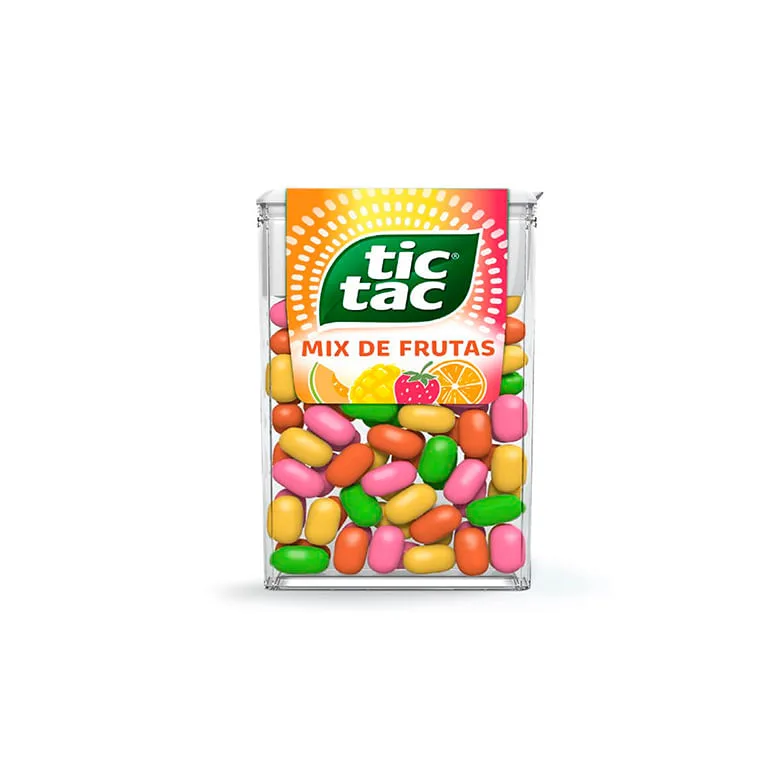 Pastilhas Tic-Tac Frutas 49g - Tic-Tac
