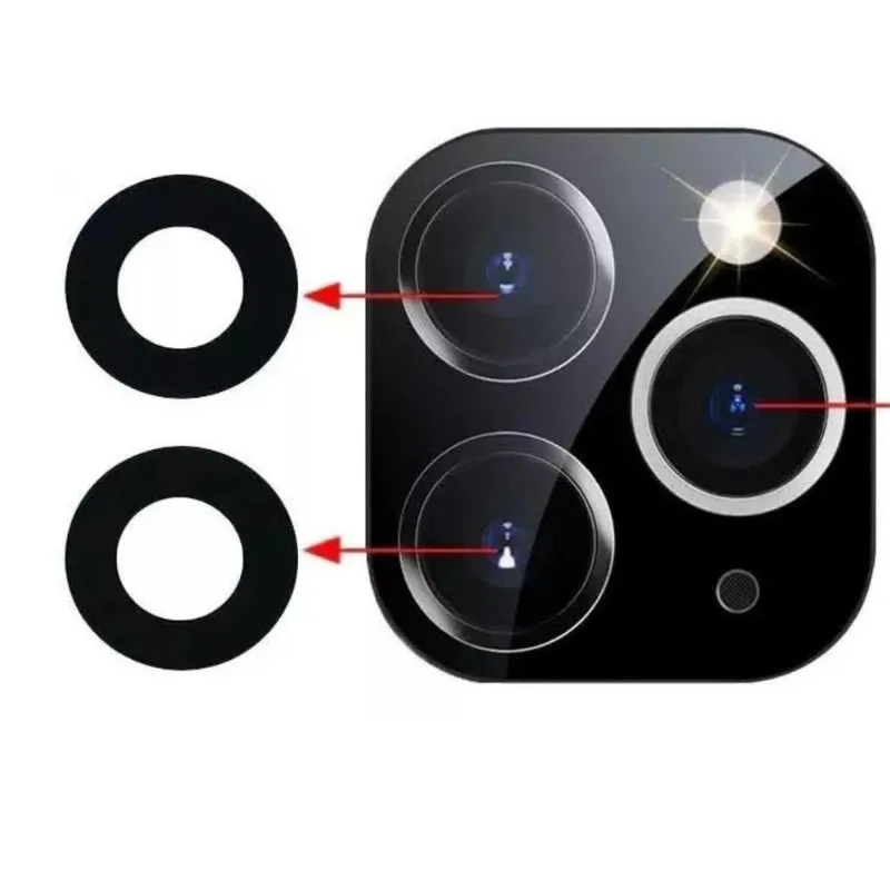 Lente De Vidro Para Câmera Iphone 11 Pro Max Grossa (1 Un)