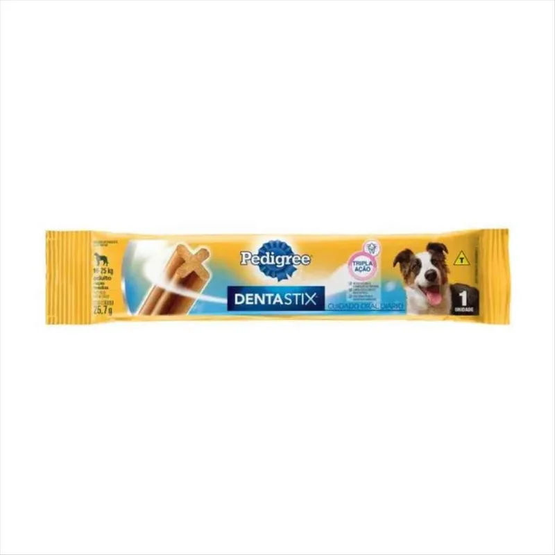Petisco para Cães Adultos Pedigree Dentastix Raças Medias 25,7g