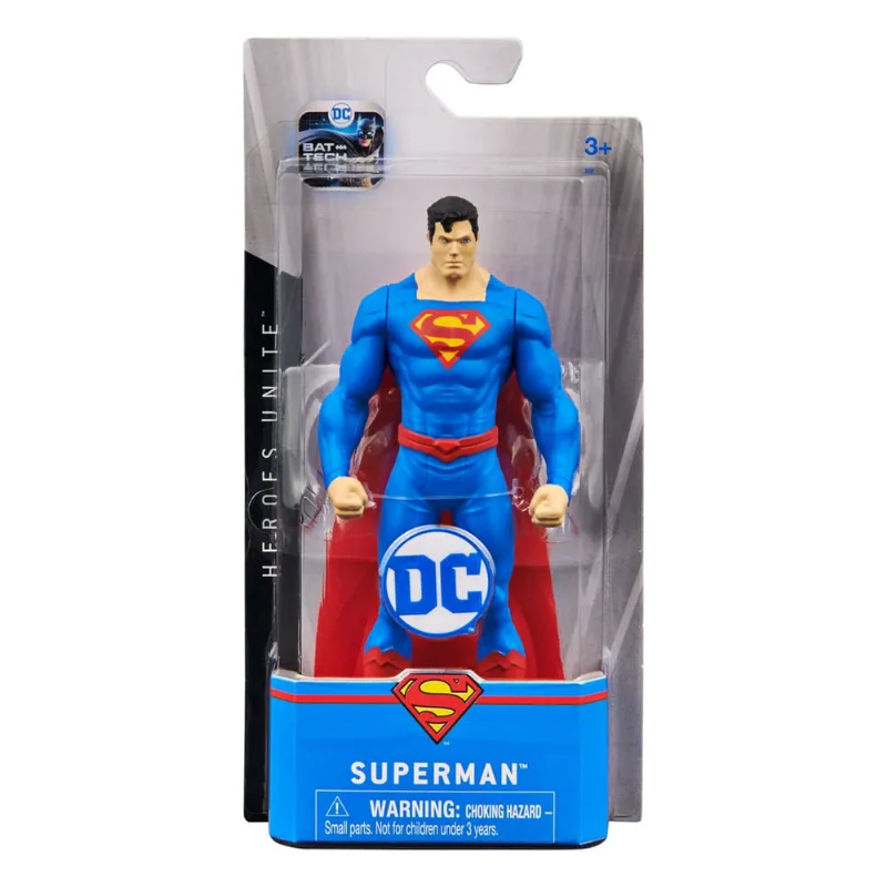 Boneco Superman de 15cm - dc - Sunny Brinquedos