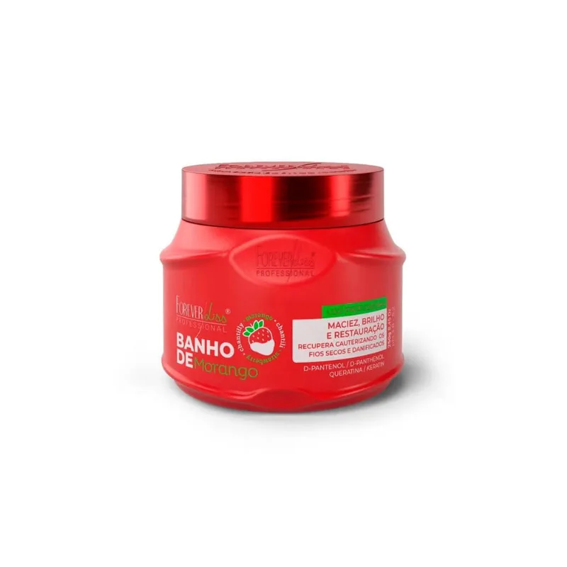 Máscara Banho de Verniz Morango Forever Liss 250g