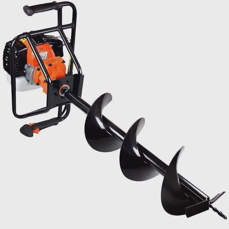 Perfurador de Solo Gasolina 52cc + Broca 80x20 Vulcan Vps520