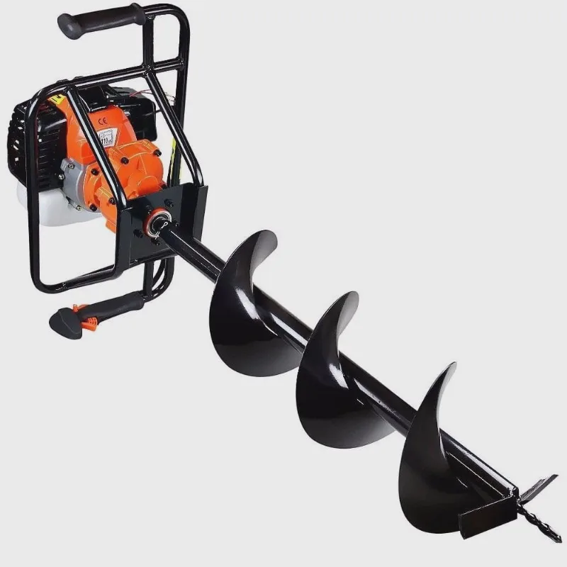 Perfurador de Solo Gasolina 52cc + Broca 80x20 Vulcan Vps520
