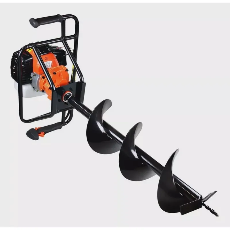 Perfurador de Solo Gasolina 52cc + Broca 80x20 Vulcan Vps520