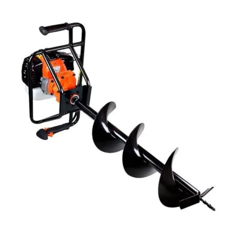 Perfurador de Solo Gasolina 52cc + Broca 80x20 Vulcan Vps520