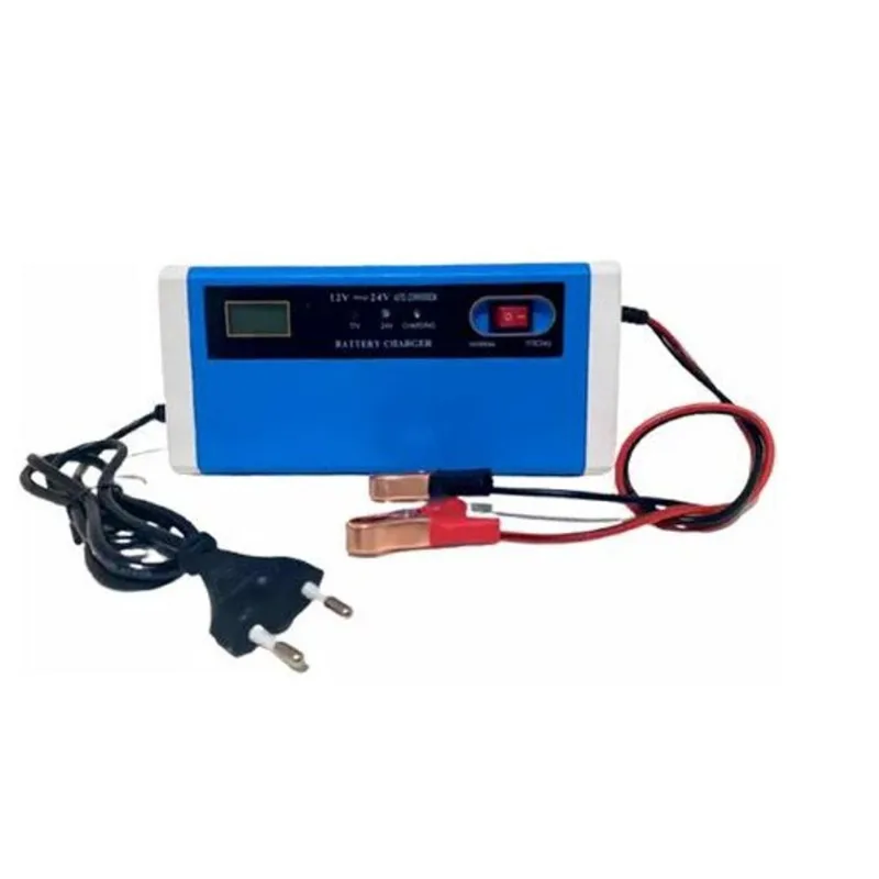 Carregador De Bateria Carro Bivolt 12v/24v 10a 120w Led