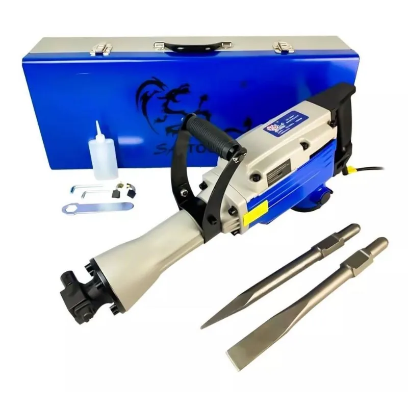 Martelete Rompedor Demolidor 1600w 35j 15kg Maleta Sa9095