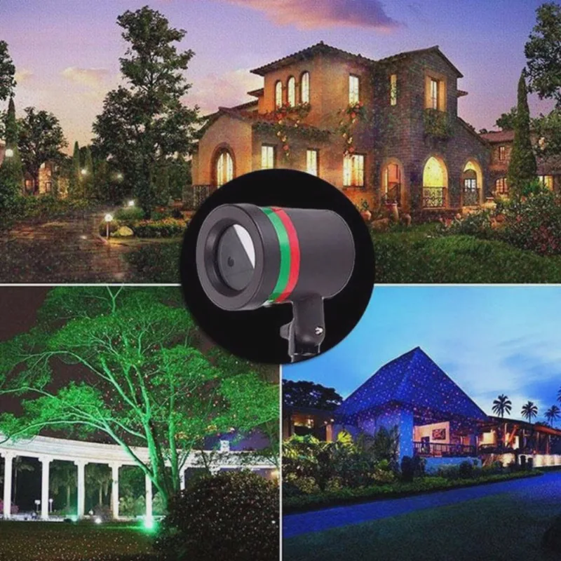 Projetor laser Vermelho E Verde Decoração Iluminação Palco Refletor