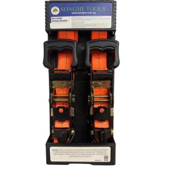 Cintas Catraca Para Prender Moto Jet Ski Carretinha Kit 2 - Não Disponível - Construção E Ferramentas