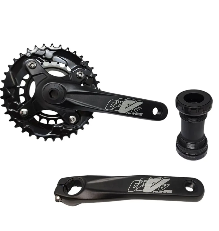 PEDIVELA BIKE DUPLO INTEGRADO 24/38T ALUMINIO 10/11V 170MM - Veloforce
