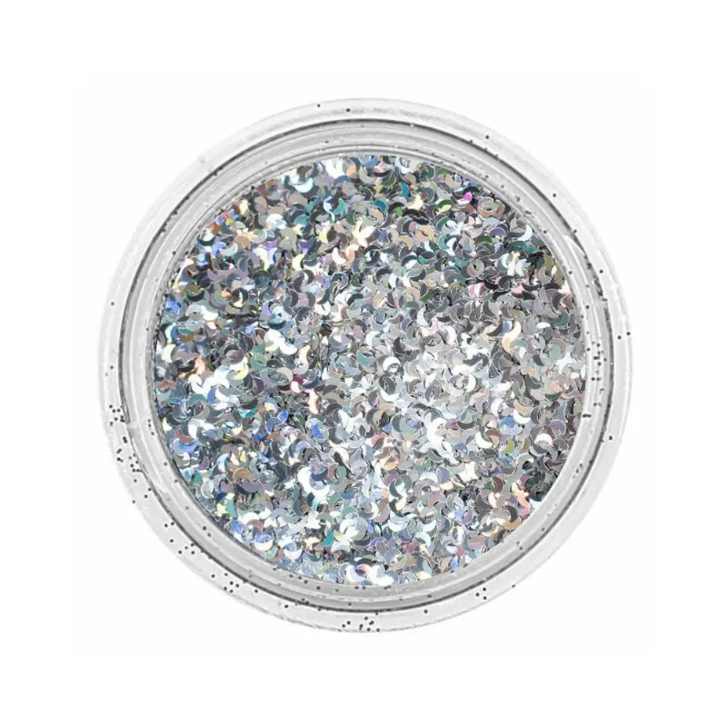 Glitter Em Flocos Lua De Prata Ag 30G
