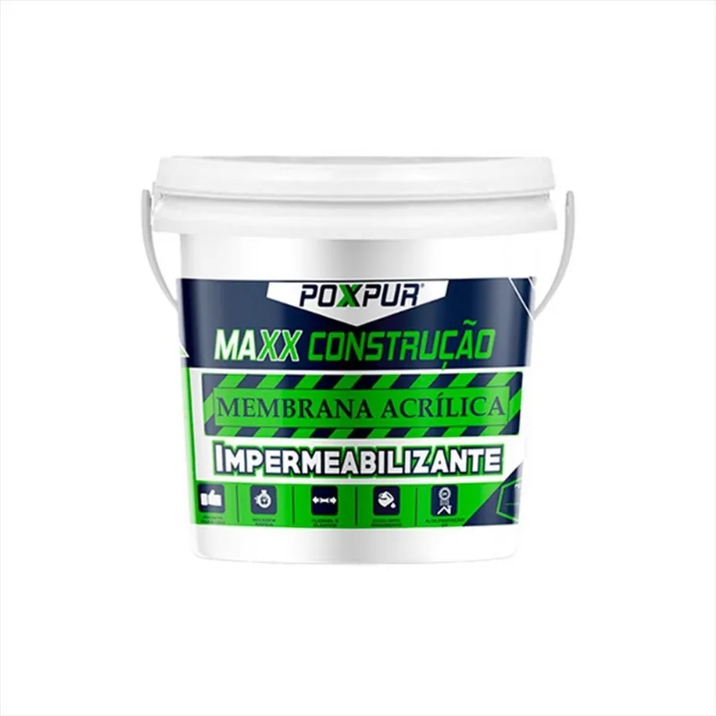Manta Liquida Emborrachada Seca Rápido 4,5kg Poxpur