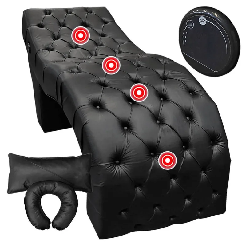 Maca Estética com Massagem para Cílios Design Salão Estofada Corino Preto