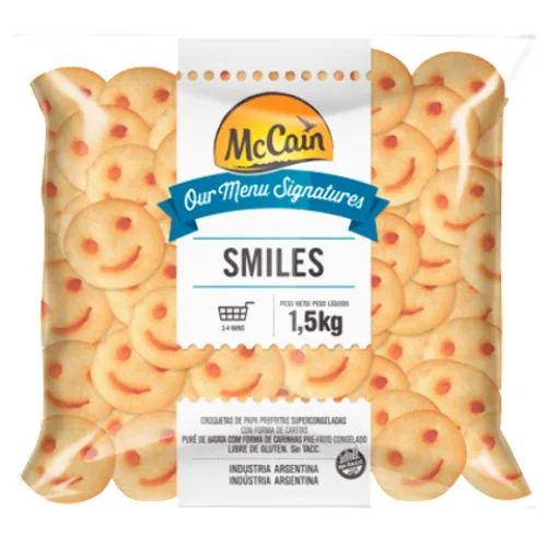 Batata Smiles Mccaim 1 5kg - MCCAIM - Congelados