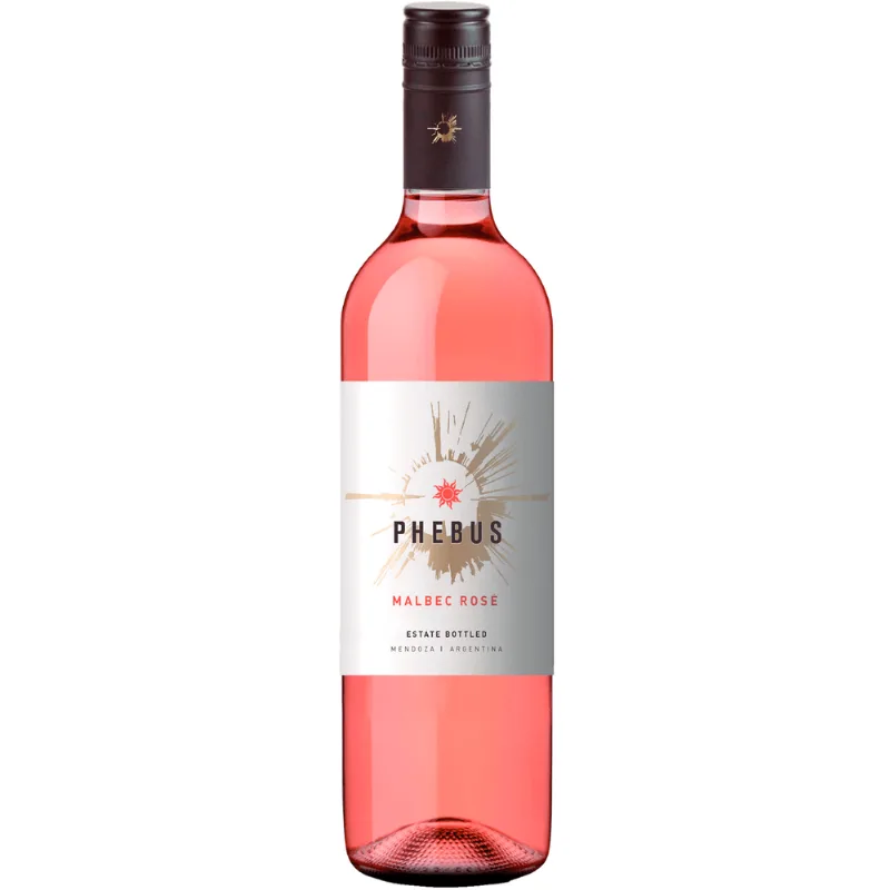 Vinho Argentino Phebus Malbec Rosé 750ml